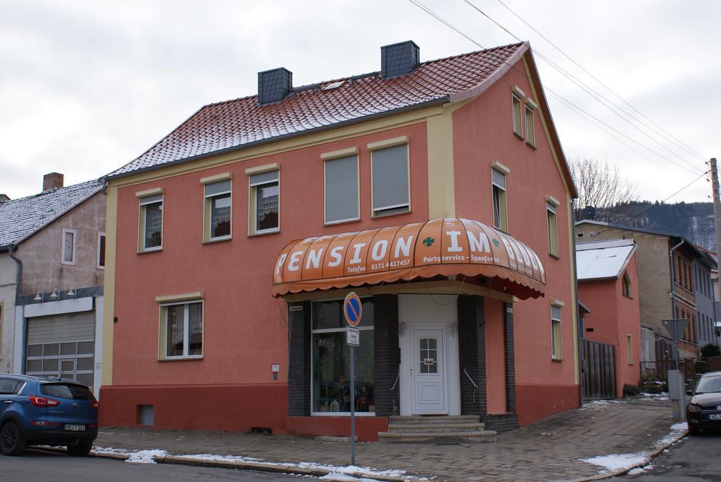 Ferienwohnung Pension im Glück Thale Exterior foto