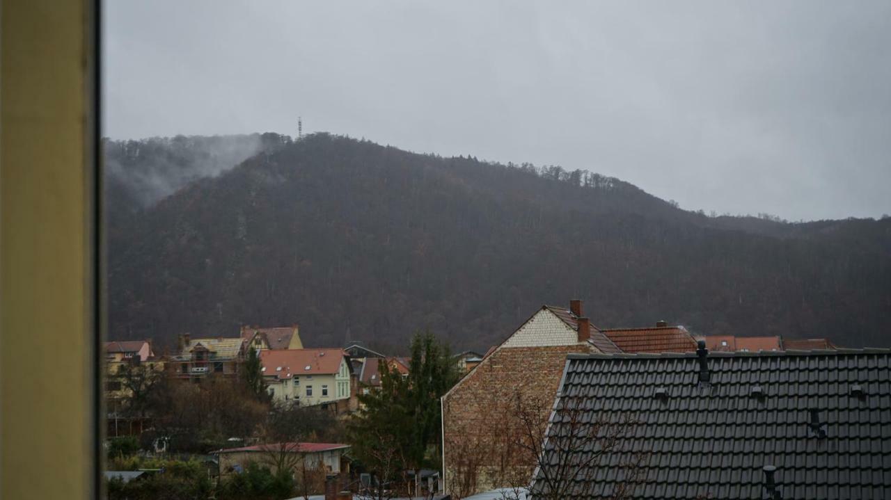 Ferienwohnung Pension im Glück Thale Exterior foto